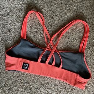 JOLYN Fendrick Bikini Top, Size M, Papaya